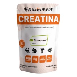 Creatina Monohidratada Hanuman Sin Sabor 500gr 100% Creapure