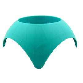 Set of 2 Turtleback Sand Coaster Cup Holder Purple and Teal