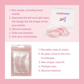 Wimpernpads - Wimpernschutz für Salon - Rosa