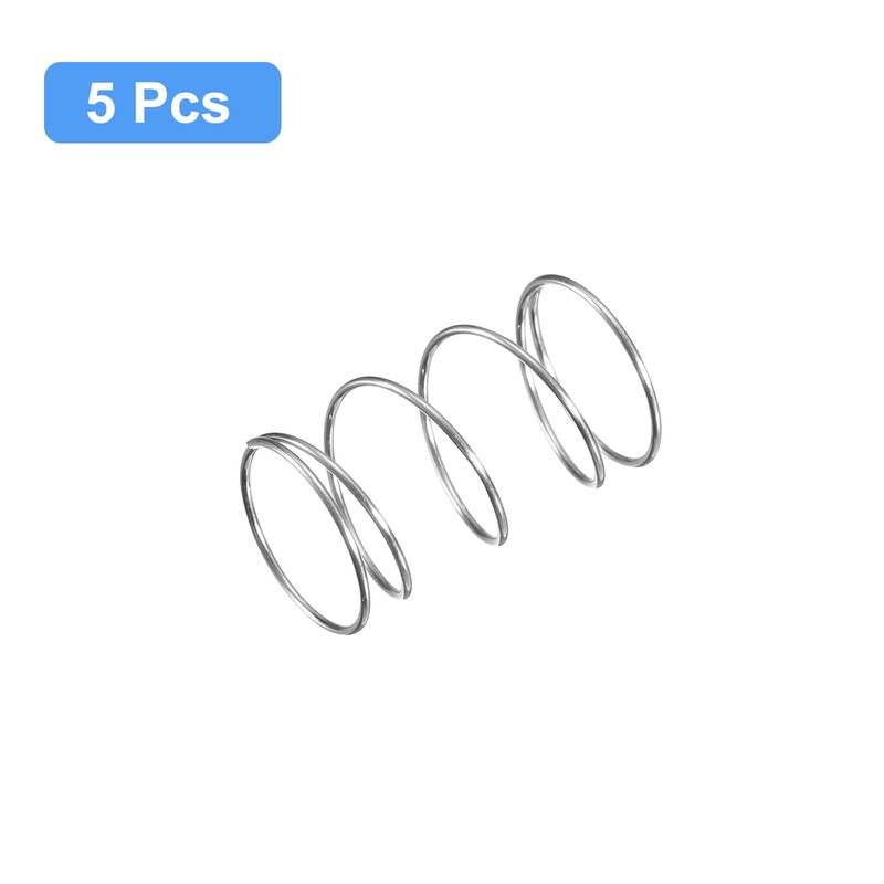 QUARKZMAN Pack of 5 Compression Spring 304 Stainless Steel Spring