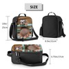 JIMOWANG Sloth Insulated Lunch Bag with Shoulder Strap and Bottle
