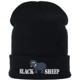EXPRESS-STICKEREI Knitted Hat Heavy Metal Warm Winter Hat/Wool Hat Unisex Men Women Cap/Sailor Hat/Roll Hat Work Hat Beanie Cap Fine Knit with Saying | One Size Streetwear, Black/Metal is my lifeline