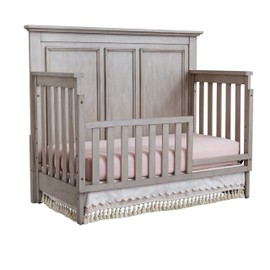 Oxford Baby Kenilworth Crib to Toddler Bed Guard Rail Conversion Kit, Stone Wash, GreenGuard Gold Certified