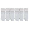 Stance Vital Quarter Sock 6-Pack for Men and Women, White,
