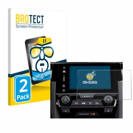 BROTECT (Pack of 2 screen protectors for Honda Civic 2020 infotainment system 2020, screen protector, ultra clear)