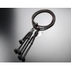 [Special Price] Nichiren Buddhist Beads for Men, Shakuni, Banded Ebony