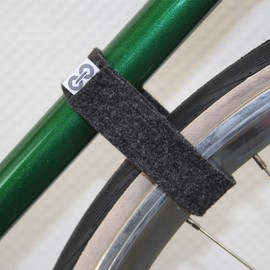 URBAN ZWEIRAD Felt Strap (Small, 37 cm) for Bike Shelves - Strap / Band to Fix Your Front Wheel to The Frame (anthracite)