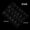 Allstarry 288pcs (12 Sheets) Adhesive Tabs Waterproof Breathable Glue Tabs