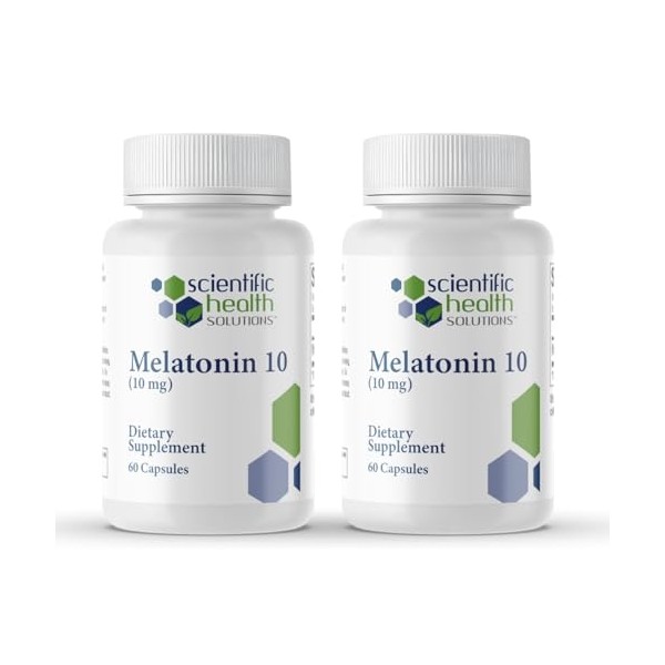 Melatonin 10mg | Extra Stregnth Melatonin in Easy-to-Swallow Capsules |
