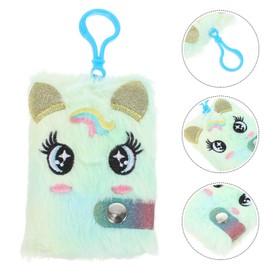 Operitacx Hanging Fluffy Notebook Hook Adorable Cartoon Design for Students Portable Diary for School Use for Boys and Girls Birthdays and Special Occasions