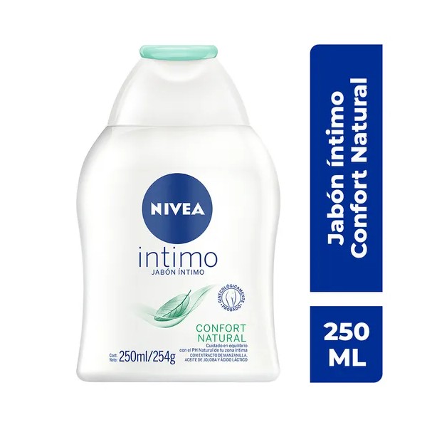 Jabón Íntimo Líquido Nivea Confort Natural 250ml