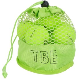 Tobiemon R&A Certified Ball, 12 Bulbs, Fluorescent Matte Ball, Mesh Bag, Golf Ball (Yellow)