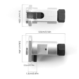 ANBOO 2 Pcs Car Hydraulic Shock Absorber Removal Tool Kit Claw Stay Spreader Suspension Separator Ball Joint Bushing Removal Tool Kit