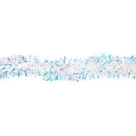 Robelli Sparkling Iridescent Christmas Tree Tinsel Decoration (2 meters)