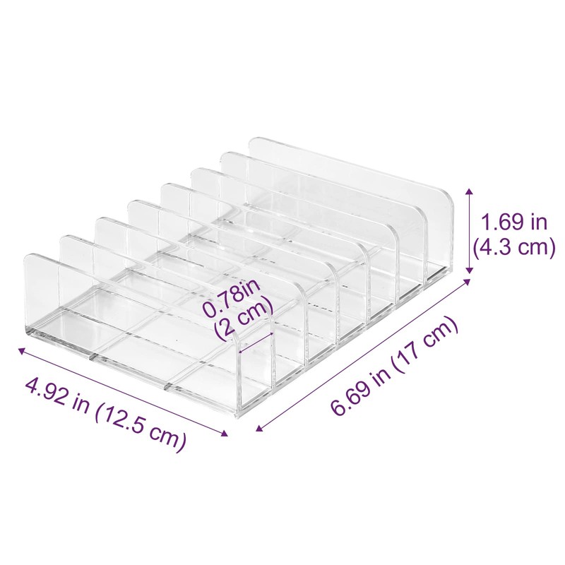 Lolalet Eye Shadow Stand, Makeup Storage, 14 Compartments, Cosmetic Storage,