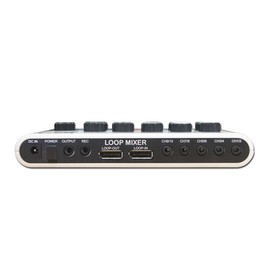 Maker hart Loop Mixer 5-Channel Stereo Audio Mixer (Full Set, White)