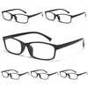 Gaoye 6-Pack Reading Glasses Blue Light Blocking,Spring Hinge Readers for