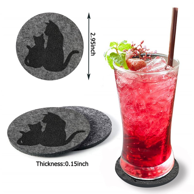 Car Coasters for Drinks Absorbent，Cute Car Accessories for Women and