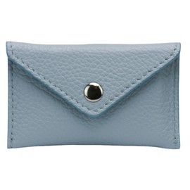 SH Leder Real Leather Small Handy Party Disco Wallet Travel Sports Holiday Compact Lifestyle Unisex 11 x 6.90 cm Doro B089, lightblue