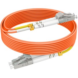 RamboCables 2m(6ft) LC LC OM2 Fiber Patch Cables MMF Multimode, Options 2m~150m, LC to LC Fiber Optic Patch Cords Duplex, 50/125μm 1G/10G LSZH