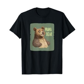 Iconic Mama Bear with Costume Speech T-Shirt