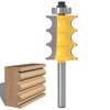 WSOOX 3/16-Inch Radius Triple Bead Furniture Trim & Molding Router