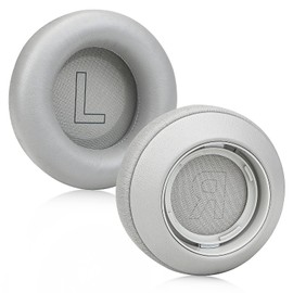 SINOWO Lammfell-Ohrpolster, Ersatz-Ohrpolster aus Schaffell für Bang & Olufsen Beoplay Portal, kabellose Gaming-Kopfhörer mit Geräuschunterdrückung, Memory-Schaum (grauer Nebel)