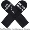 Jeasona Men's Socks 43-46 Non-Slip Cotton Gifts for Birthday, Black-8931