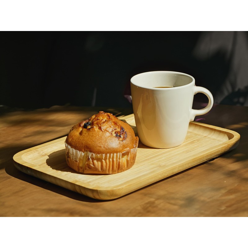 Bam&Boo Bamboo Serving Tray Natural Minimalist Rectangular (11.7” x 7.8"