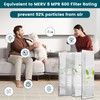 20x25x1 Air Filter-MERV 8, Washable & Reusable Electrostatic Air Filter,
