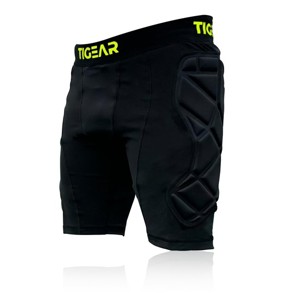TIGEAR Defender Pro Football Soccer Goalkeeper Protective Slider Shorts (UK,