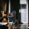 foymi Gothic Punk Decor, 3D Printed V's Dashboard Dog Statue