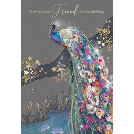 Friend Birthday Card from The Grace Range by Cherry Orchard Complete with Gold Envelope and Gold Foil Detailing …