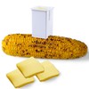 Cooraby 4 Pack Plastic Butter Spreader Corn Cob Butter Holder