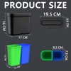 JNNJ Mini Car Trash Bin, Portable Mini Car Waste Bin,