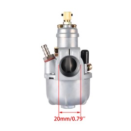 WOOSTAR 15mm Carburetor Bing Style Replacement for Puch Maxi Sport Luxe Newport E50 Murraya 50cc Engine