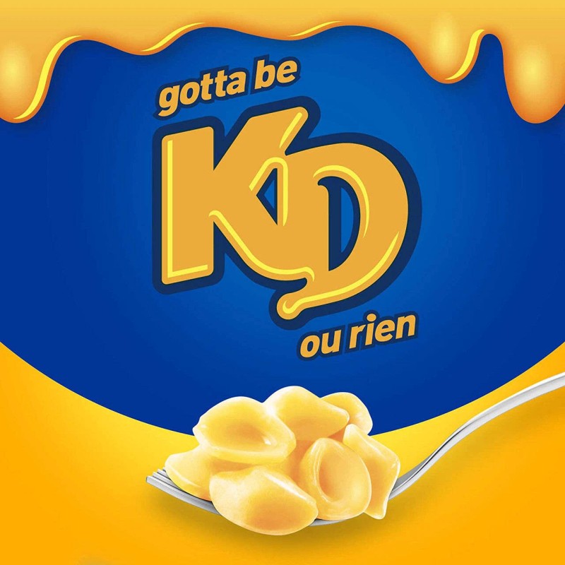 Kraft Dinner, Three Cheese Macaroni & Cheese, 200g/7oz, {Imported from