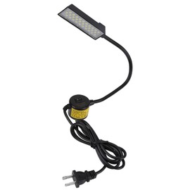 Cunyuer - Luz para máquina de coser, 30 luces LED de montaje magnético con cuello de cisne flexible, luz de coser para máquina de coser, prensa de taladro, escritorios, bancos de trabajo, lámparas de