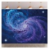 7x5ft Blue Purple Galaxy Nebula Backdrop Cosmic Space Photography Background