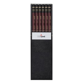 Uni Hi-Uni Wooden Pencil - 10B - Box of 12 (HU10B)