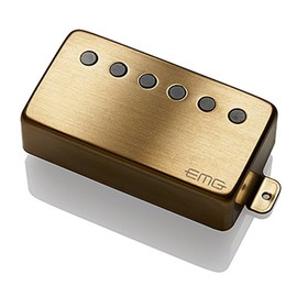 EMG 66 Active Neck Electric Guitar Pickup, Brushed Gold
