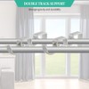 Anndason Heavy Duty Curtain Rod Brackets Double Curtain Rod Brackets