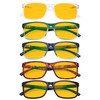 Eyekepper 5 Pack Blue Light Blocking Reading Glasses Square Computer