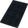 FindingKing 5 Black 12 Compartment Display Tray Inserts
