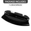 Lower Triple Tree Wind Deflector, PSLER Motorcycle Fairing Air Deflector