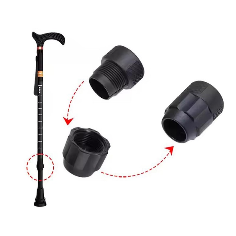 DeaHea 2 Pack Walking Cane Tightening Nut Replacement Walking Stick