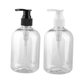 STOBAZA 6pc 350ml Spiral Tip Bottle Lotion Bottle Press Pump Dispenser Travel Random Color