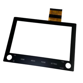 Micarun Touch Screen Digitizer Glass on Navigation LCD 8 Inch Replacement Fit Mitsubishi Outlander Sport 2020 2021 2022 Mitsubishi RVR ASX 2020-2022 Replaced OE# 8740A103 8740A098 (Without LCD)
