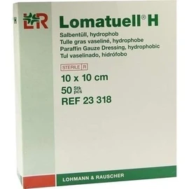 Lomatuell H 10 x 10 cm Sterile 1 Piece Ointment Tulle Hydrphop Lomat Tulle