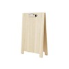 Chalkboards UK A-Frame Clipboard, Wood, Black, A5, 165 x 260